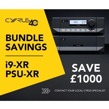 Cyrus i9XR Amplifier and PSU-XR Power Supply Deal