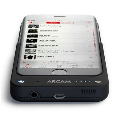 Arcam MusicBoost S DAC Headphone Amplifier and Battery Pack for iPhone 6 and 6S