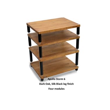 Atacama Apollo Storm 6 4 Shelf HiFi Table