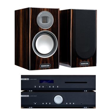 Musical Fidelity M2si Amp and M2sCD with Monitor Audio Gold 100 Speakers