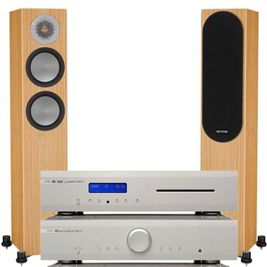 Musical Fidelity M2si Amp and M2sCD with Monitor Audio Silver 200 Speakers