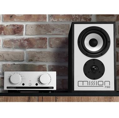 Mission 750 Compact Standmount speakers and Mission 778x Integrated Amplifier