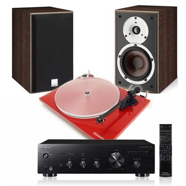 Pro-Ject Essential IIIA System with Pioneer A30 and Dali Spektor 2 Speakers