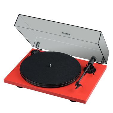 Pro-Ject Primary Turntable inc. Cartridge & dust cover in Red