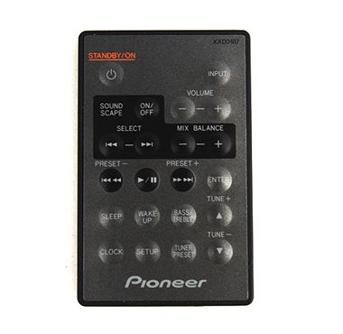 Pioneer XW-NAS5 Red Tabletop Music Player with FM Radio and Bluetooth adapter