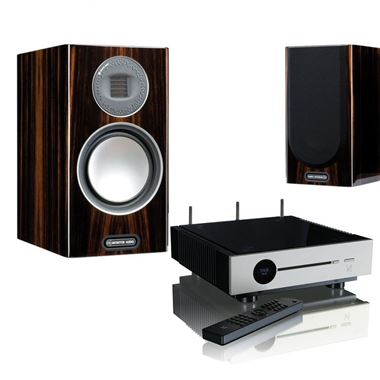 Quad Artera Solus Play Streaming WiFi System with Monitor Audio Gold 100 Speakers