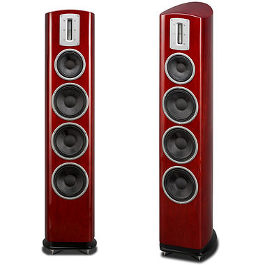 Quad Z4 Floorstanding Speakers  with Ribbon Tweeters & Carbon Fibre Bass Units.