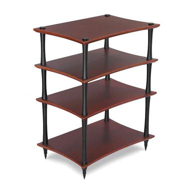 Quadraspire Q4 Evo Bamboo 3 shelf Hi-Fi Table