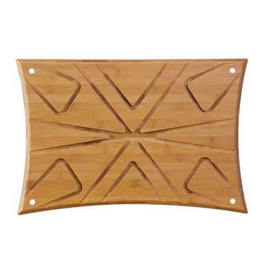 Quadraspire Q4 Evo Bamboo 3 shelf Hi-Fi Table