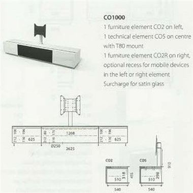 Spectral Cocoon Co1000 TV Cabinet