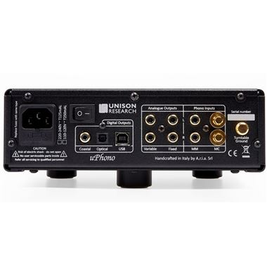 Unison Research Unico uPhono+ Pre-Amp MM/MC Phono Stage with Digital Outputs and Variable Output