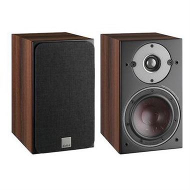 WiiM Amp Streaming Amplifier and Dali Oberon 1 Speakers In Walnut