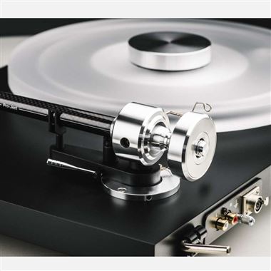 Project Debut Reference 10 Turntable in Satin Black with Cartridge and Record Clamp