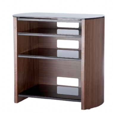 Ex-Display Alphason FineWoods FW750/4 4 Shelf HiFi Stand in Walnut