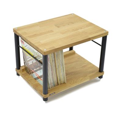 Atacama Apollo Storm 6 2 Shelf Table with Record Storage