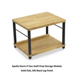 Atacama Apollo Storm 6 2 Shelf Table with Record Storage