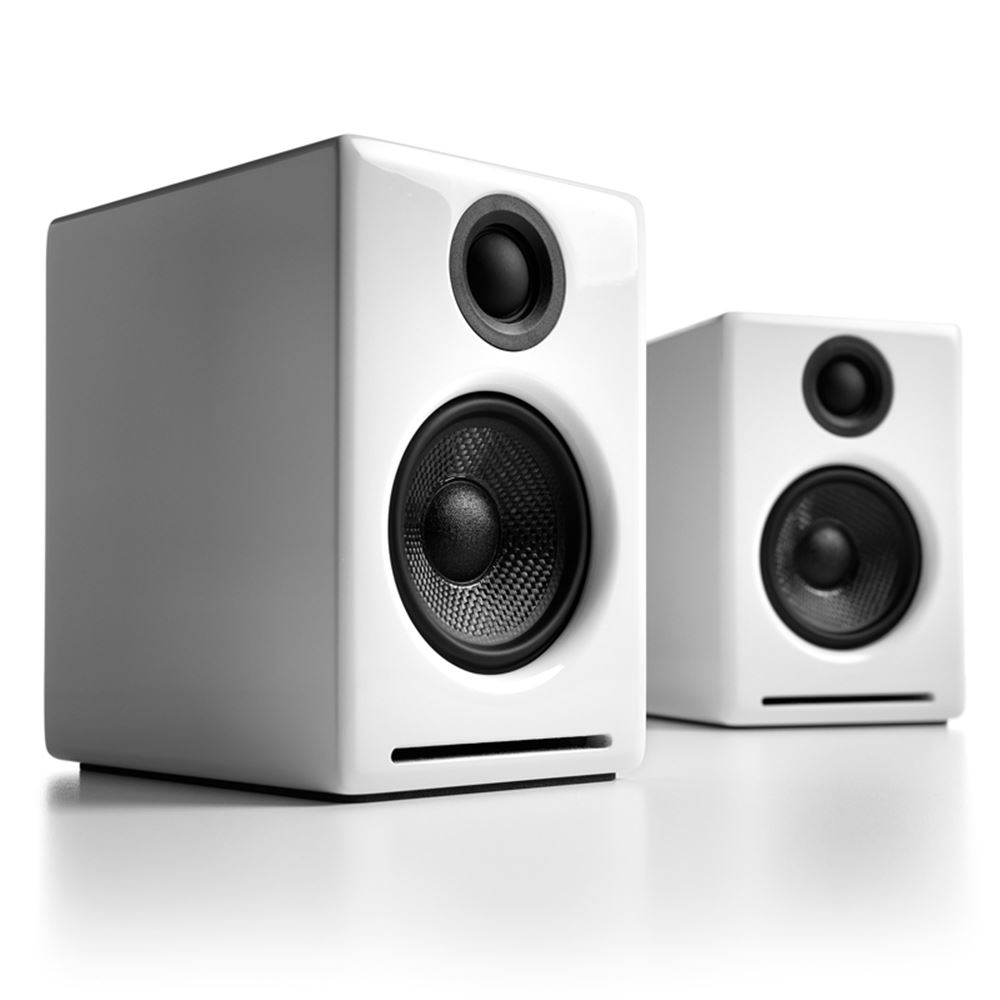 Audioengine A2 Active Speakers with USB in Gloss White from