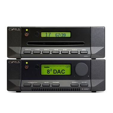 Cyrus 82 DAC QXR Digital Amplifier with CDT CD Transport and Chord Digital interconnect