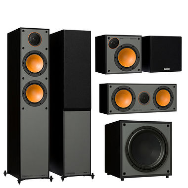 Monitor Audio - Monitor 200 AV 5.1ch Home Cinema Speaker Package