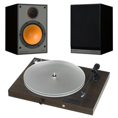 Pro-Ject Juke Box S2 turntable system with Monitor Audio M100 Speakers
