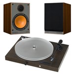 Pro-Ject Juke Box S2 turntable system with Monitor Audio M100 Speakers
