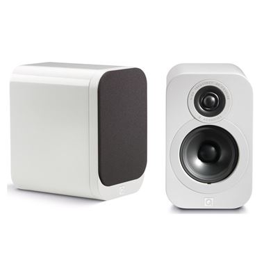 Q Acoustics 3010 Luxury Version Bookshelf Speakers in Gloss White