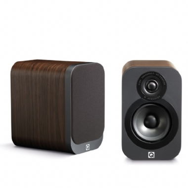 Q Acoustics 3010 Bookshelf Speakers in Walnut