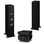 Quad Artera Play+ CD / USB / Pre Amp and Stereo Power Amplifier with S4 Speakers and Free cables