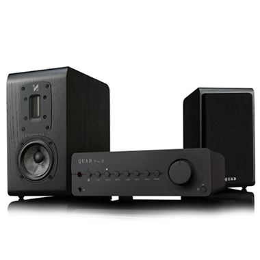 Quad Vena II Digital Bluetooth Amplifier with a Choice of Quad Bookshelf Speakers