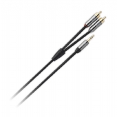 QED Performance J2P Graphite Mini Jack to RCA Phono cable