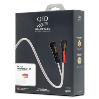 QED Silver Anniversary XT Pre-Packaged Airloc Terminated Speaker Cables