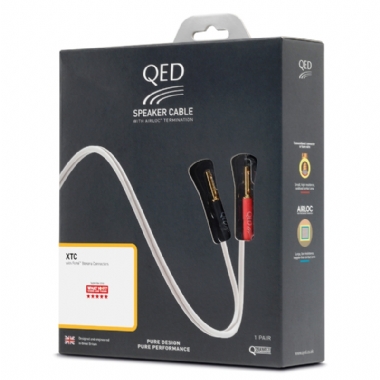 QED XTC Pre-Packaged Airloc Terminated Speaker Cables - 2m Pair