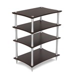 Quadraspire Q4 Evo Bamboo 3 shelf Hi-Fi Table