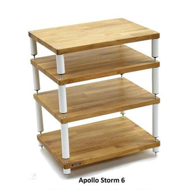 Atacama Apollo Storm 6 4 Shelf HiFi Table