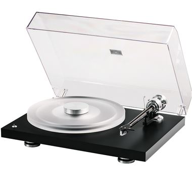 Project Debut Reference 10 Turntable in Satin Black with Cartridge and Record Clamp