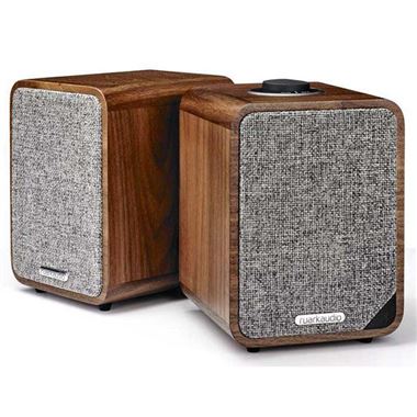 Ex Display Ruark Audio MR1 Mk2 Active Bluetooth Speakers in Walnut